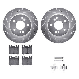 DFC® - EURO-KIT 5000+ Drilled and Slotted Rear Brake Kit