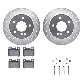 DFC® - EURO-KIT 5000+ Drilled and Slotted Rear Brake Kit