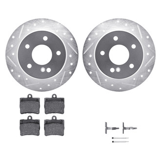 DFC® - EURO-KIT 5000+ Drilled and Slotted Rear Brake Kit