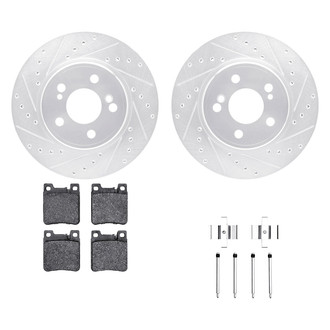 DFC® - EURO-KIT 5000+ Drilled and Slotted Rear Brake Kit