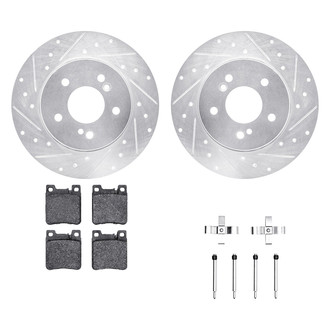 DFC® - EURO-KIT 5000+ Drilled and Slotted Rear Brake Kit