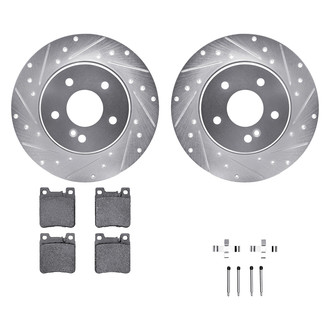 DFC® - EURO-KIT 5000+ Drilled and Slotted Rear Brake Kit