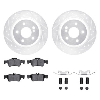 DFC® - EURO-KIT 5000+ Drilled and Slotted Rear Brake Kit