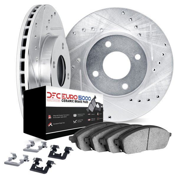 DFC® - EURO-KIT 5000+ Drilled and Slotted Front Brake Kit