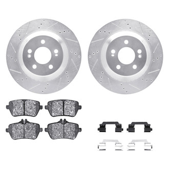 DFC® - EURO-KIT 5000+ Drilled and Slotted Rear Brake Kit