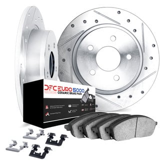 DFC® - EURO-KIT 5000+ Drilled and Slotted Rear Brake Kit