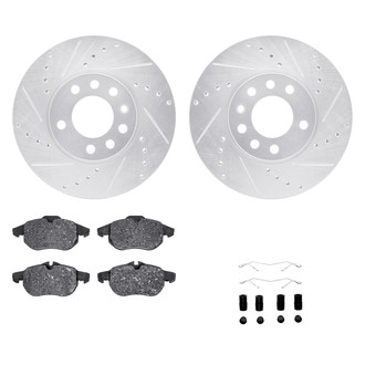 DFC® - EURO-KIT 5000+ Drilled and Slotted Front Brake Kit