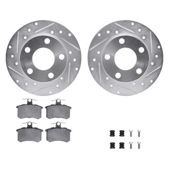 DFC® - EURO-KIT 5000+ Drilled and Slotted Rear Brake Kit