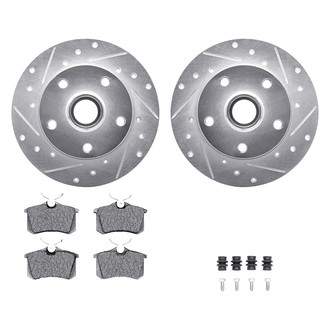 DFC® - EURO-KIT 5000+ Drilled and Slotted Rear Brake Kit