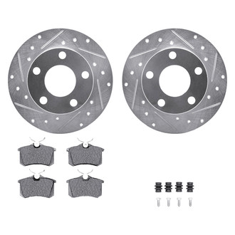DFC® - EURO-KIT 5000+ Drilled and Slotted Rear Brake Kit