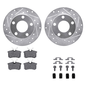 DFC® - EURO-KIT 5000+ Drilled and Slotted Rear Brake Kit