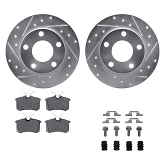 DFC® - EURO-KIT 5000+ Drilled and Slotted Rear Brake Kit