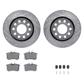 DFC® - EURO-KIT 5000+ Drilled and Slotted Rear Brake Kit