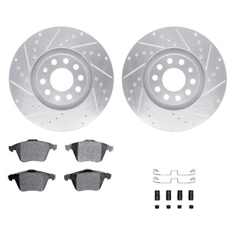 DFC® - EURO-KIT 5000+ Drilled and Slotted Front Brake Kit