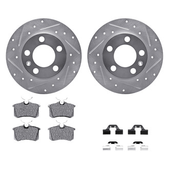 DFC® - EURO-KIT 5000+ Drilled and Slotted Rear Brake Kit