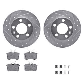 DFC® - EURO-KIT 5000+ Drilled and Slotted Rear Brake Kit