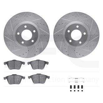 DFC® - EURO-KIT 5000+ Drilled and Slotted Front Brake Kit