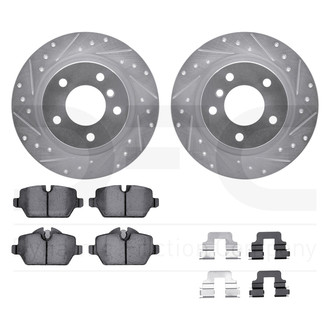 DFC® - EURO-KIT 5000+ Drilled and Slotted Rear Brake Kit