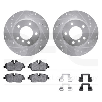 DFC® - EURO-KIT 5000+ Drilled and Slotted Front Brake Kit