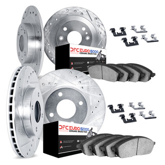 DFC® - EURO-KIT 5000+ Drilled and Slotted Front and Rear Brake Kit