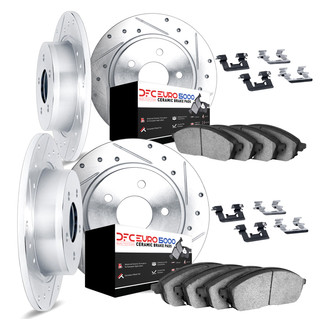 DFC® - EURO-KIT 5000+ Drilled and Slotted Front and Rear Brake Kit