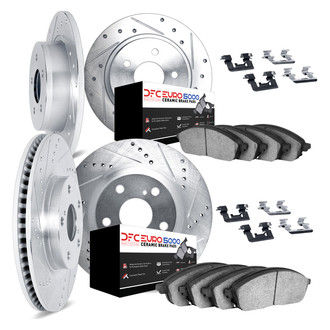 DFC® - EURO-KIT 5000+ Drilled and Slotted Front and Rear Brake Kit