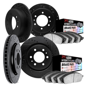 DFC® - Drilled and Slotted Brake Kit with 4000 HybriDynamic Brake Pads