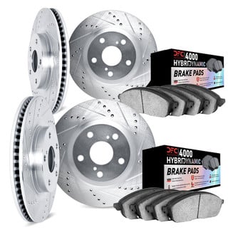 DFC® - Drilled and Slotted Brake Kit with 4000 HybriDynamic Brake Pads