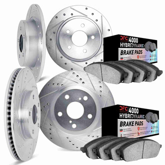 DFC® - Drilled and Slotted Brake Kit with 4000 HybriDynamic Brake Pads