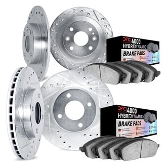DFC® - Drilled and Slotted Front and Rear Brake Kit with 4000 HybriDynamic Brake Pads