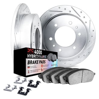 DFC® - Drilled and Slotted Rear Brake Kit with 4000 HybriDynamic Brake Pads