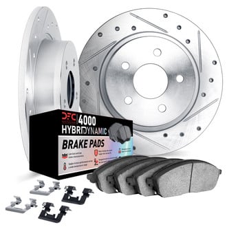 DFC® - Drilled and Slotted Brake Kit with 4000 HybriDynamic Brake Pads