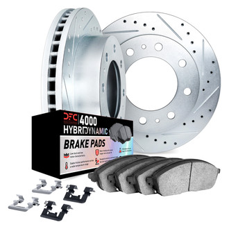 DFC® - Drilled and Slotted Brake Kit with 4000 HybriDynamic Brake Pads