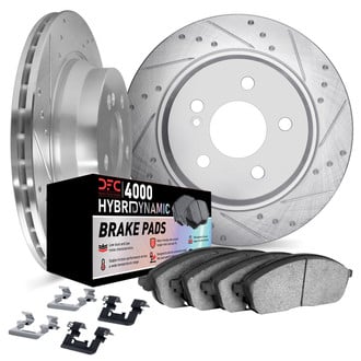 DFC® - Dimpled and Slotted Brake Kit with 4000 HybriDynamic Brake Pads