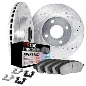 DFC® - Drilled and Slotted Brake Kit with 4000 HybriDynamic Brake Pads