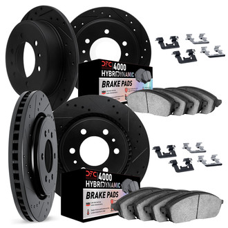 DFC® - Drilled and Slotted Brake Kit with 4000 HybriDynamic Brake Pads
