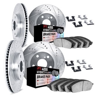 DFC® - Drilled and Slotted Brake Kit with 4000 HybriDynamic Brake Pads