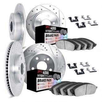 DFC® - Drilled and Slotted Brake Kit with 4000 HybriDynamic Brake Pads