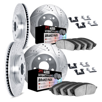 DFC® - Drilled and Slotted Brake Kit with 4000 HybriDynamic Brake Pads