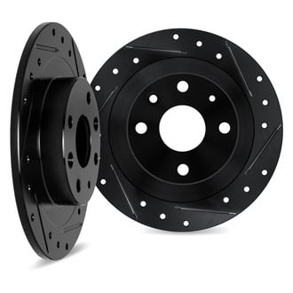 DFC® - Premium Drilled and Slotted Rear Brake Rotor Set