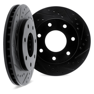 DFC® - Premium Drilled and Slotted Front Brake Rotor Set