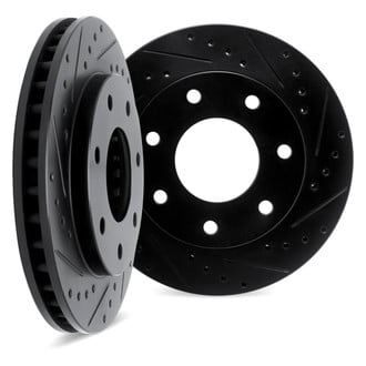 DFC® - Premium Drilled and Slotted Rear Brake Rotor Set