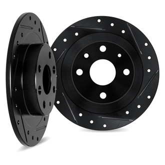 DFC® - Premium Drilled and Slotted Front Brake Rotor Set