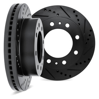 DFC® - Premium Drilled and Slotted Rear Brake Rotor Set