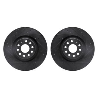 DFC® - Premium Drilled and Slotted Front Brake Rotor Set