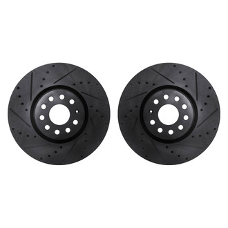 DFC® - Premium Drilled and Slotted Front Brake Rotor Set
