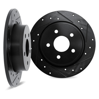 DFC® - Premium Drilled and Slotted Front Brake Rotor Set
