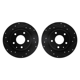 DFC® - Premium Drilled and Slotted Rear Brake Rotor Set