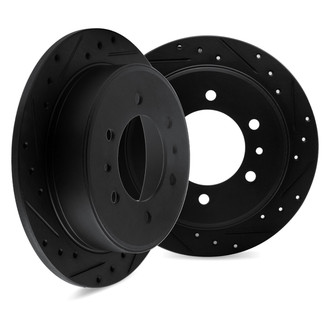 DFC® - Premium Drilled and Slotted Front Brake Rotor Set