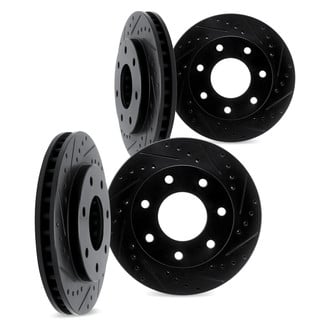 DFC® - Premium Drilled and Slotted Front and Rear Brake Rotor Set